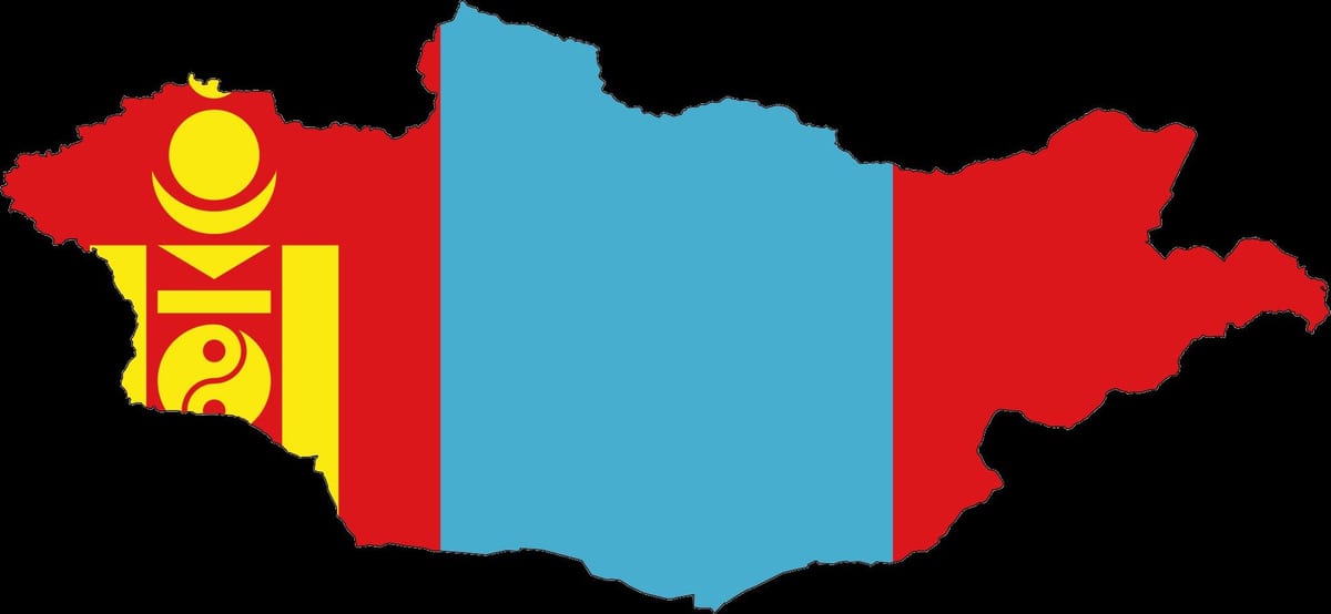 რუკა მონღოლეთის დროშა