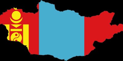 რუკა მონღოლეთის დროშა
